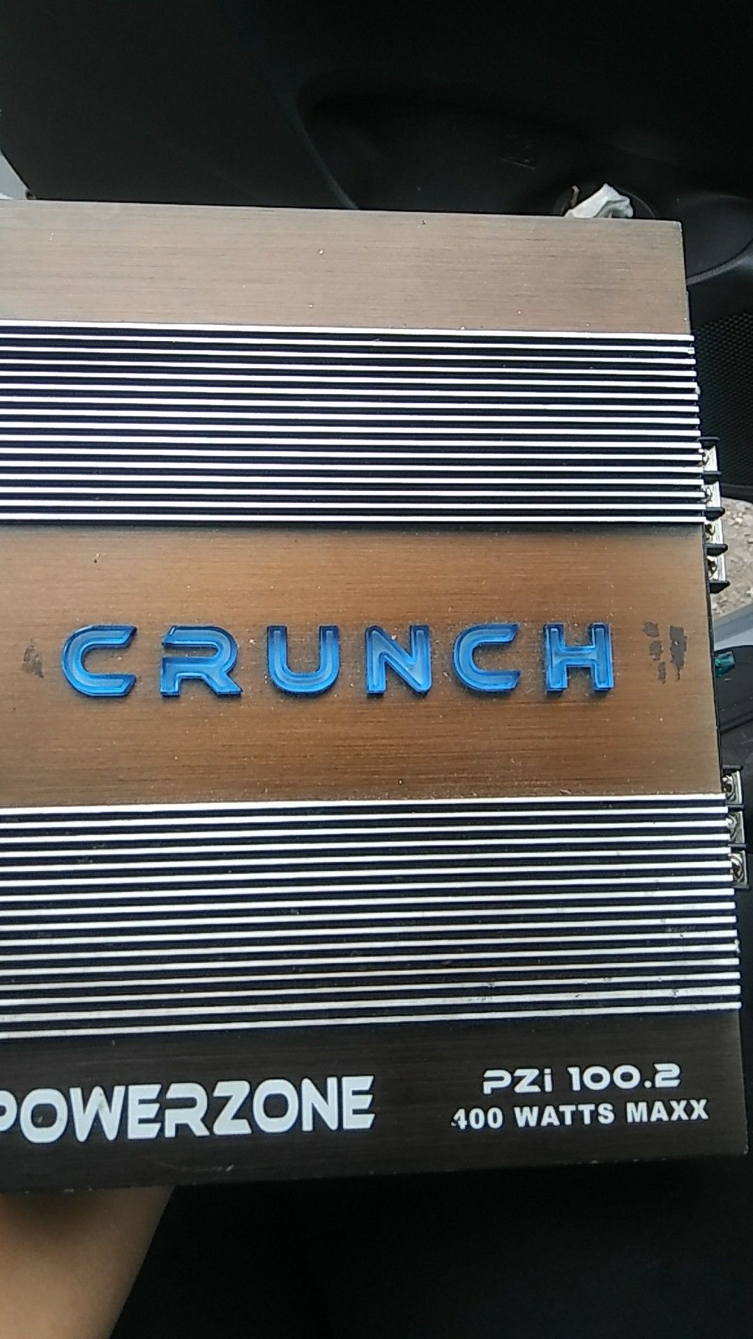 Crunch PZI 100.2 400w Max Power Zone Series Amp Car 2 Channel Amplifier