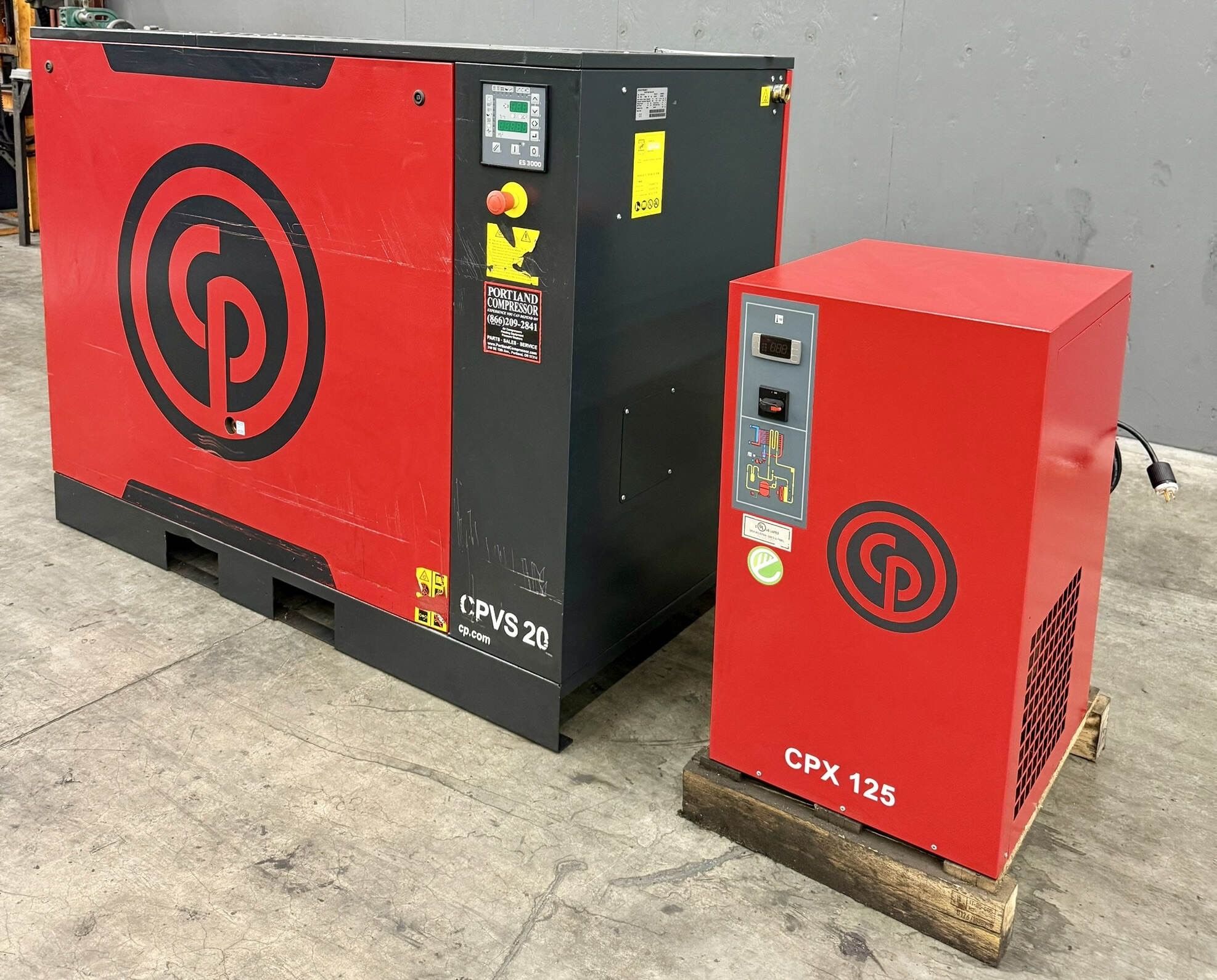 Pneumatic Screw Compressor & Dryer