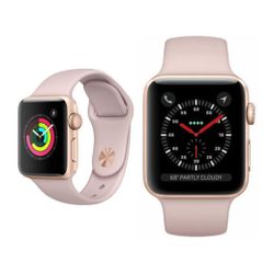 32GB Apple Watch SE 1st Gen 40mm Rose pink GPS + WiFi with Charger Stand, Cover protector, and band