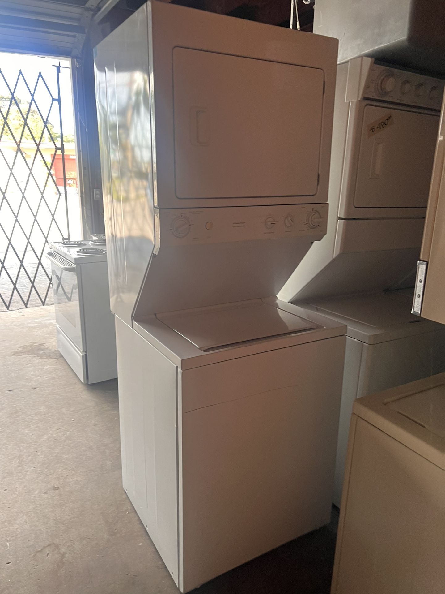 27” Wide Stack Washer And Dryer Used Working Condition Warranty