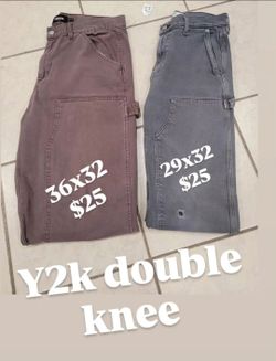 Double knee pants $25
