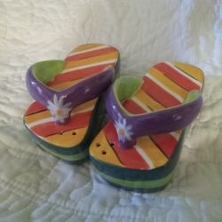 Little Chanclas Sandles Salt And Pepper Shakers