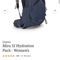 BRAND NEW Osprey Mira 32 Hydration Pack - Women's Hiking/Backpacking backpack