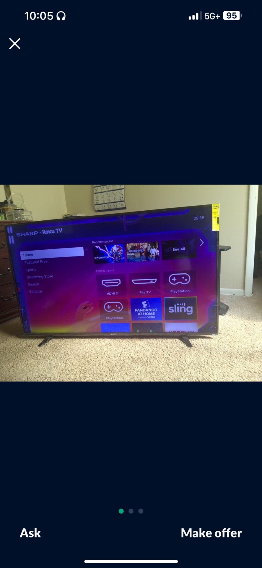 BRAND NEW 58in SHARP