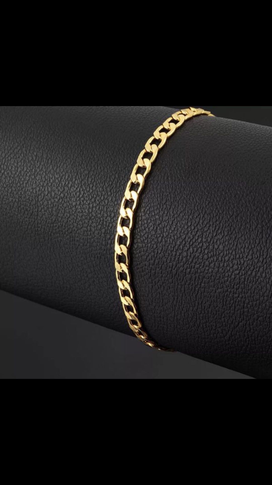 Gold plated bracelet unisex design jewelry accessory