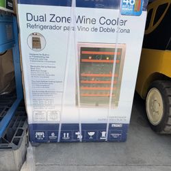 MAXXIMUM 46 BOTTLES Dual Zone Wine Cooler Refrigerador para Vino de Doble Zona