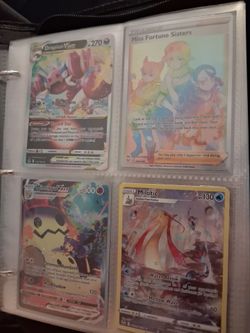 Small binder of pokemon cards