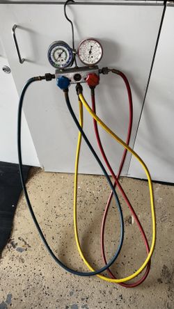 SNAP ON A/C MANIFOLD GUAGE SET 