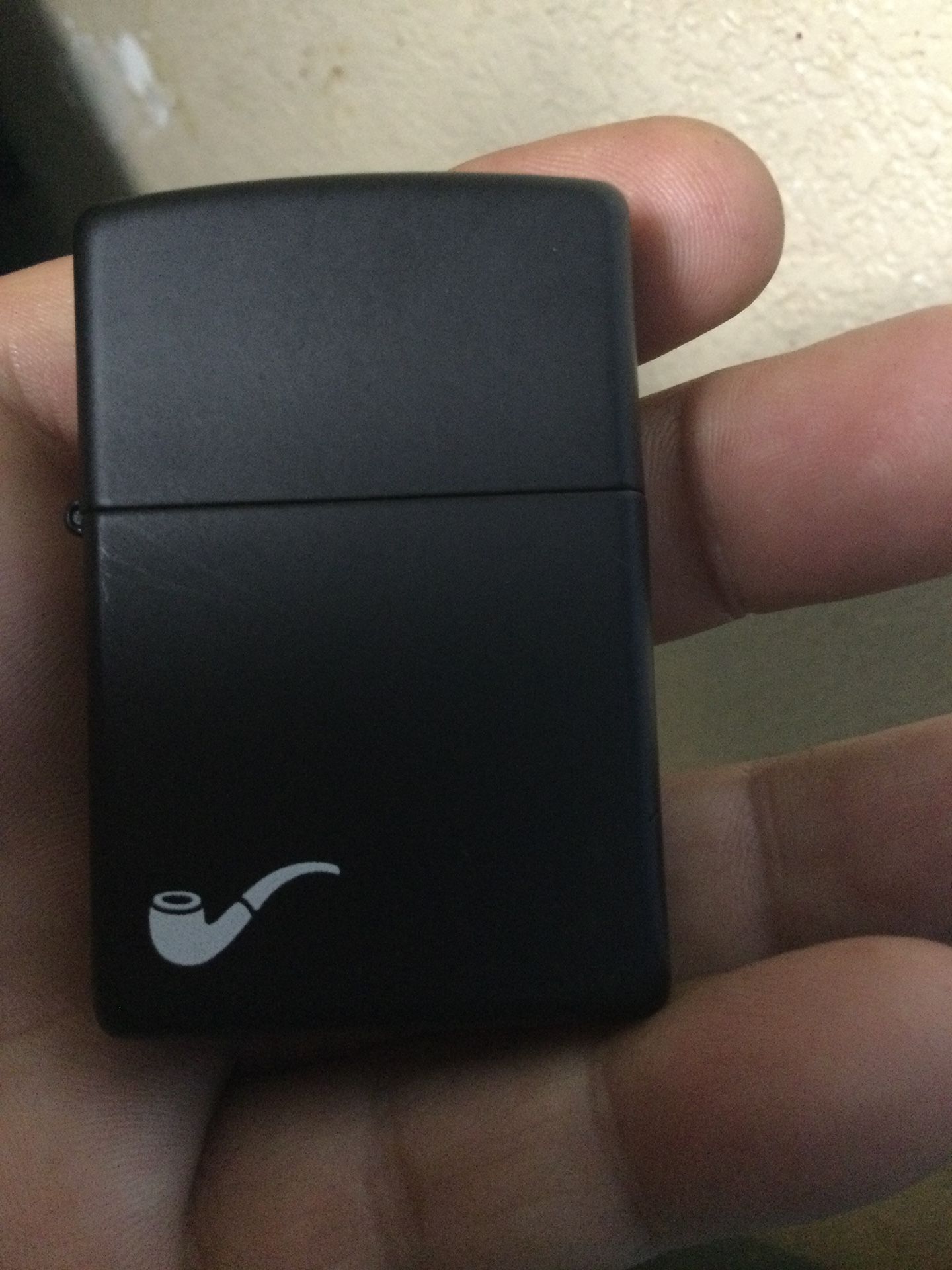Zippo Pipe Black Matte Windproof Lighter 