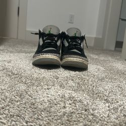 No Box Pine Green Jordan Fours 