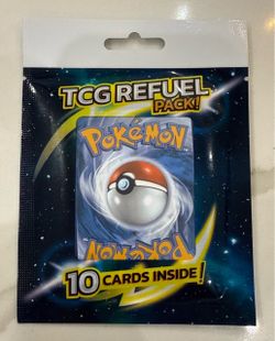 Pokémon TCG Refuel Pack 10 Authentic Trading Cards Sealed (6) Packs Ready To Go