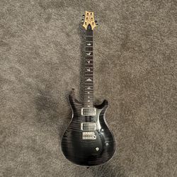 PRS CE 24. Grey Black Solidbody Tigerwood Top Electric Guitar