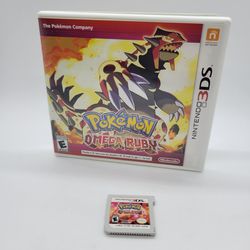 Pokemon Omega Ruby CIB Complete Nintendo 3DS All 8 Badges 257 Pokedex