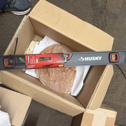 Husky 2pk 9in. Torpedo and 24in. Aluminum Level