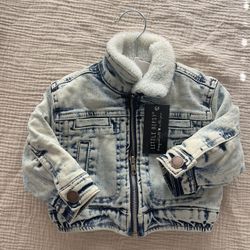 Little bipsey sherpa Denim Jacket