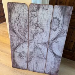 Art Painting World Map Office Painting Globe 