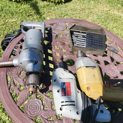 3 Drill  And One Set De Brokas