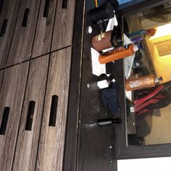 Dresser With Mirror And Night Stand 