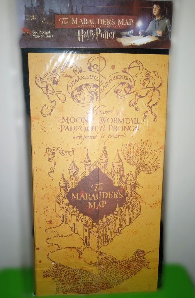 Harry Potter The Marauder's Map Authentic Prop Replica The Noble Collection