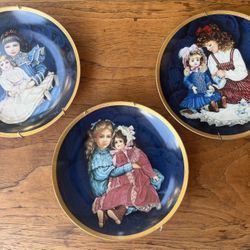 Hamilton Collection Timeless Friends Collector Plates - Limited Edition 1987