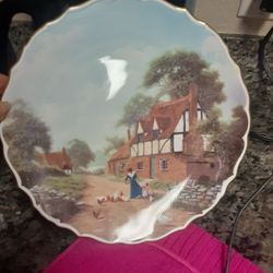 Farmers Wife Fine Bone China  Collectible Plate.40.00