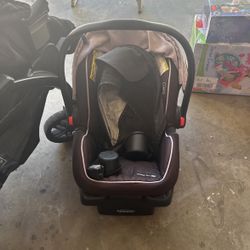 Car Seat And Dual Seat Stroller