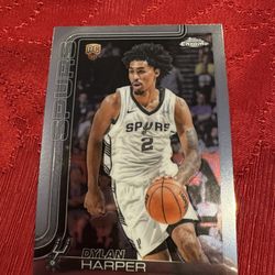 2025-26 Topps Chrome Dylan Harper Rookie Card