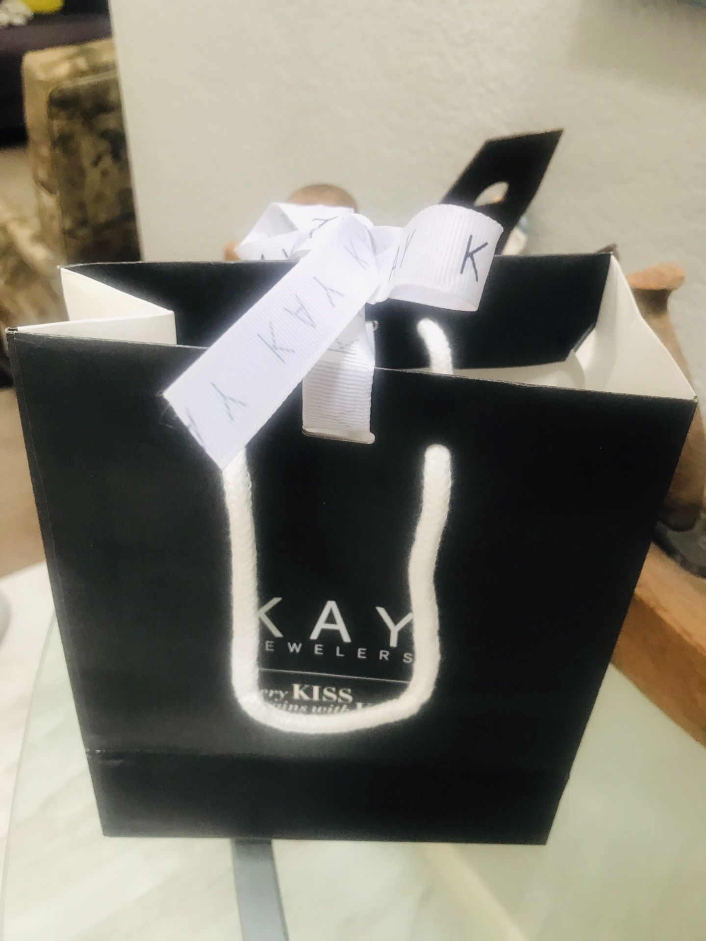 Kay Jewelers Gift Bag with bow