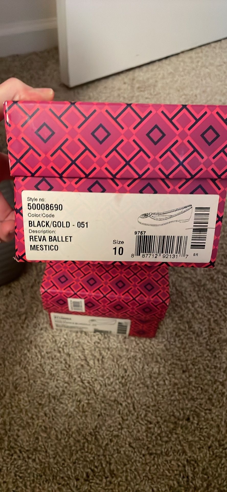 2 Pairs Tory Burch Reva Ballet Flats