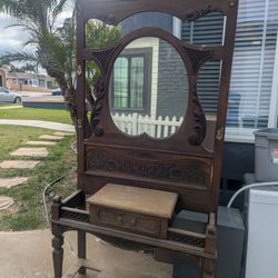 Antique Mirrored Dresser