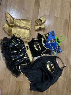Batman Girl Costume Size 7/8 Medium