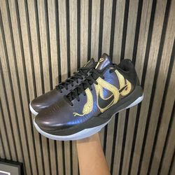 Nike Zoom Kobe 5 Protro Year of the Mamba Eggplant Black Gold 2025 MENS 7.5