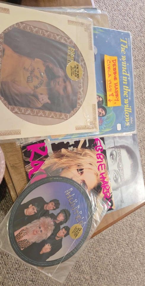 Blondie Fans! 7 Vinyl Record Lot! 2 Picture Disk 1 Sealed!