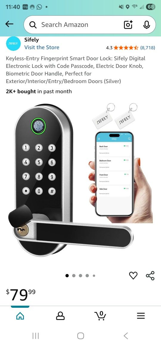 Sifely Smart Door Lock
