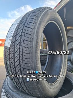 275/50/22 BRIDGESTONE ALENZA A/S 🚩Affordable New Tires – Installed Same day🚩