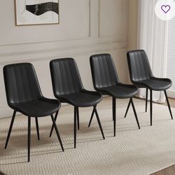 NEW Dining Chairs Black Set of 4 Wayfair