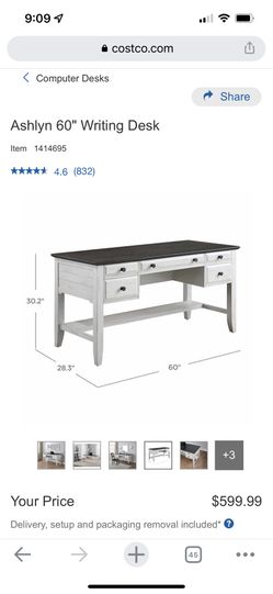 Ashlyn 60 Writing And Computer Desk for Sale in Lake Forest CA OfferUp