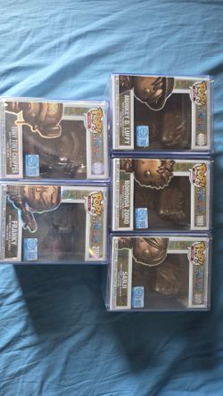 Funko Pop- One Piece Bronze Statues: Luffy, Zoro, Sanji, Chopper, and Franky