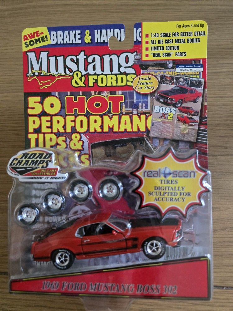 1969 Mustang Boss 302. 1:43 Scale Model