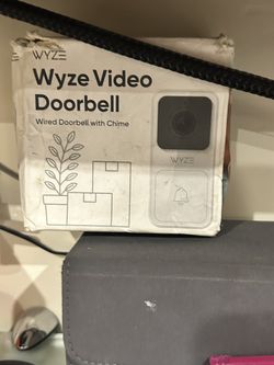 Wyze Video Doorbell W/ Chime-Hardwired-No Subscription Needed