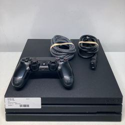 Sony PlayStation PS4 Pro 1TB Console With Controller and Wires