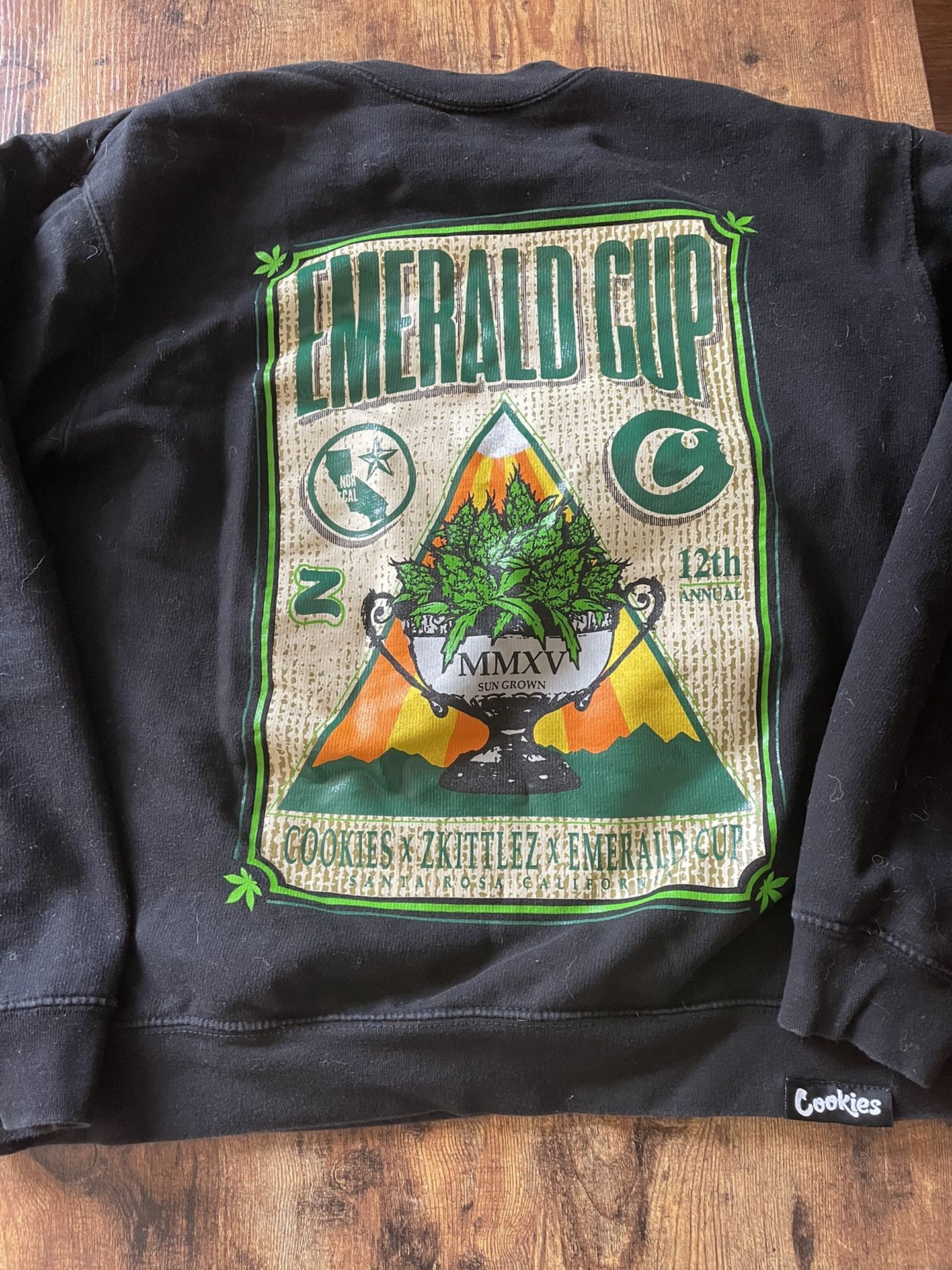 2 Emerald Cup Cookies Sweatshirts (womens)