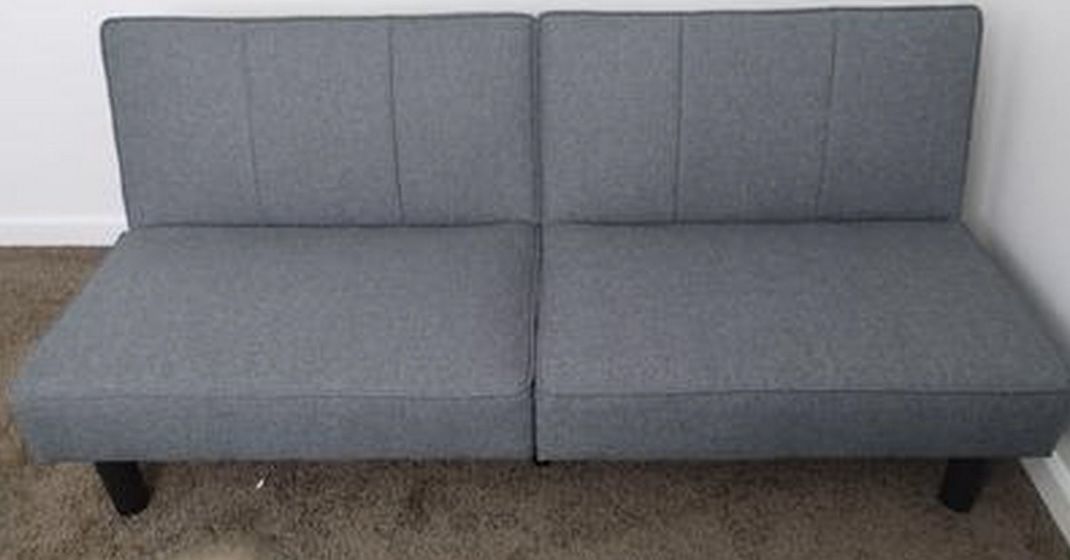 Linen Gray Futon Couch