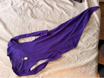 Large Purple sweater dress