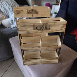 Handmade Farmhouse Countertop Organizer