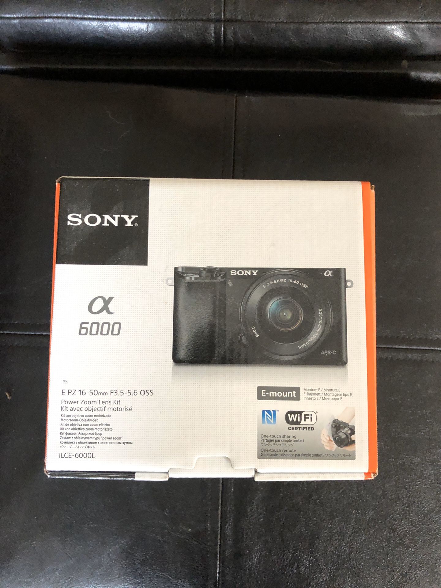 Sony Alpha a6000 Mirrorless Digital Camera with 16-50mm Lens, Graphite