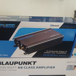 Impulse Bluetooth 1600 watts 4 Ch Class D Amplifier Brand New In The Box
