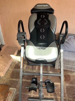 Inversion table with massager