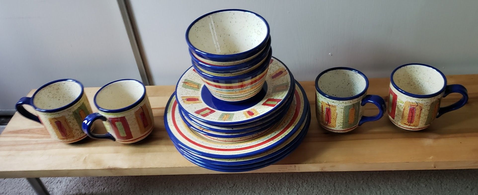 Pfaltzgraff Sedona Hand-painted Stoneware Dinnerware Set