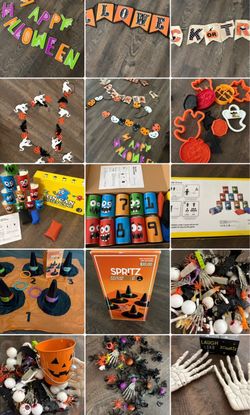 Halloween Party Decorations and Games Bundle